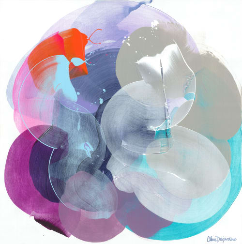 Winter Rose | Paintings by Claire Desjardins