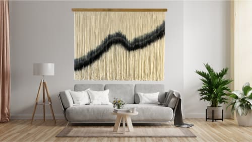 Neutral Home Decoration - ZORKE III | Macrame Wall Hanging in Wall Hangings by Olivia Fiber Art