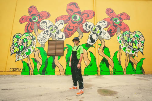 Wildflowers Mural | Murals by Cooper | Essex Modern City in San Antonio