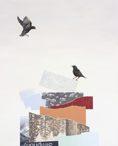 The Rise and Fall No. 19 | Oil And Acrylic Painting in Paintings by Lauren Matsumoto Fine Art | The High Line in New York