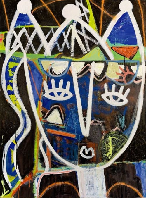 The Rebel | Sold | Oil And Acrylic Painting in Paintings by Aleea Jaques