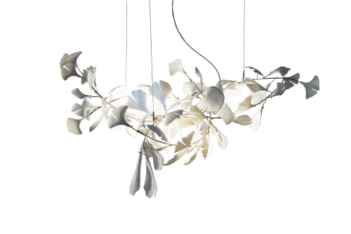 Light sculpture Gingko 78 by ANDREEA BRAESCU PORCELAIN AND LIGHT ...