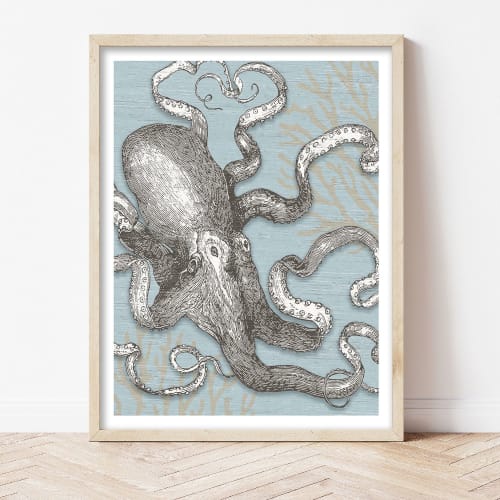 Octopus Fine Art Print-UNFRAMED | Prints by Suzanne Nicoll Studio
