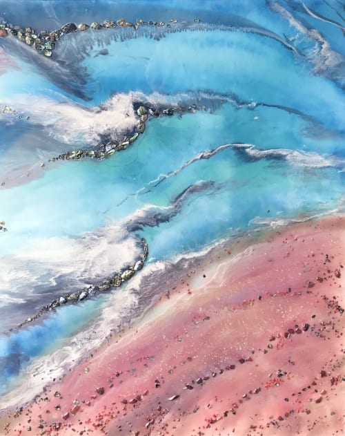 Azure | MARIE ANTUANELLE | Original Seascape Painting | Paintings by ANTUANELLE | Sydney in Sydney