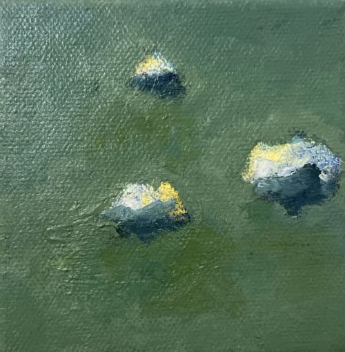 Moody Baby Clouds | Oil And Acrylic Painting in Paintings by Marissa Meyzen