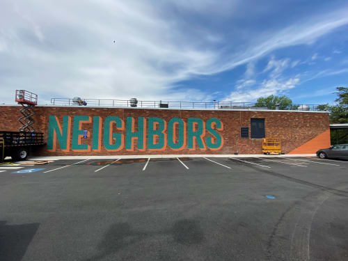 We're All Neighbors Mural | Murals by White Coffee Creative | Whole Foods Market in Springfield