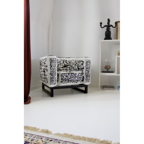 Yomi "Cocktail Ruka III" Luminous White Armchair - By NEP | Chairs by MW Designer Furniture