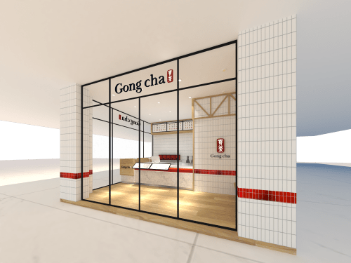 Gong Cha, Cafès, Interior Design