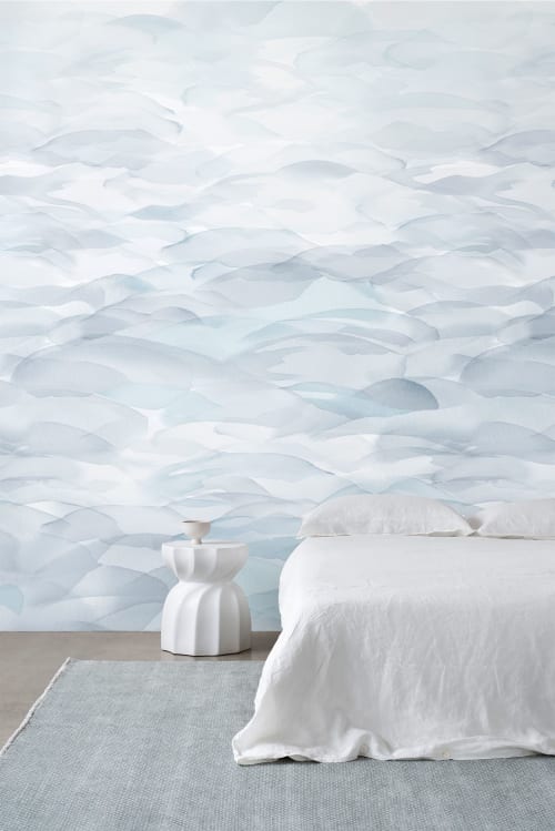 Dune Wallpaper - Ice | Wall Treatments by Emma Hayes