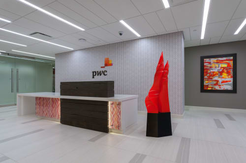 Epic Swoon | Sculptures by Kevin Caron Studios LLC | PricewaterhouseCoopers in Columbus