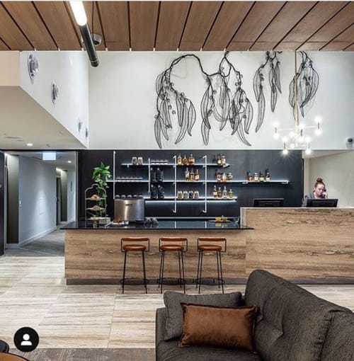 Woollybut Tree installation | Interior Design by emma davies