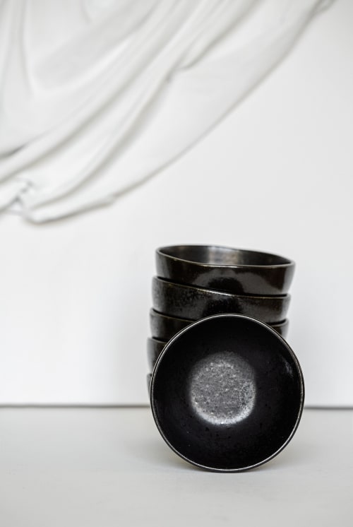 Black Stoneware Mini Bowl | Dinnerware by Creating Comfort Lab
