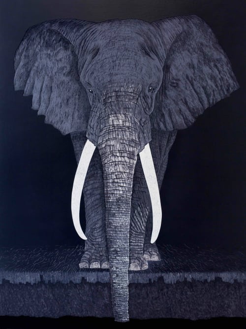 Sage the Elephant | Paintings by Hannah Jensen