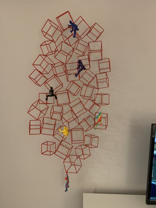 Geometric goal achievers | Wall Sculpture in Wall Hangings by Art by Ancizar