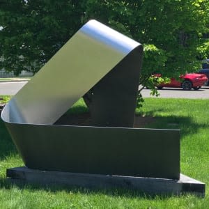 Poised 17 | Public Sculptures by Joe Gitterman Sculpture | CT Gold & Silver in Washington