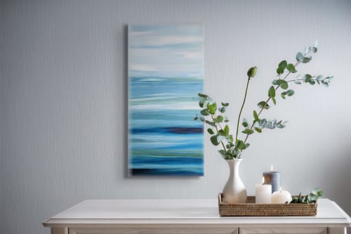 12x24 | Coastal Series | Oil on Canvas | Oil And Acrylic Painting in Paintings by Studio M.E.