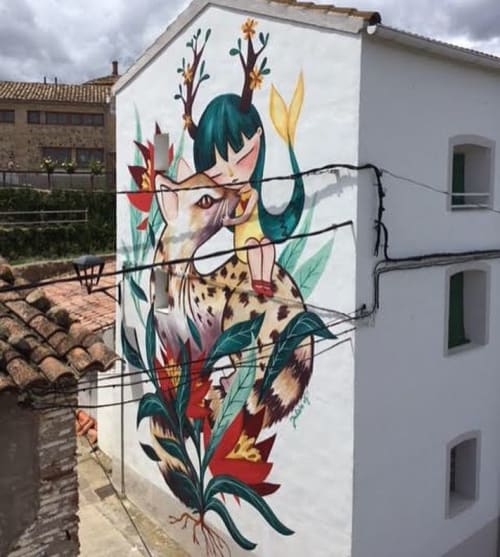 El encuentro | Street Murals by Julieta XLF