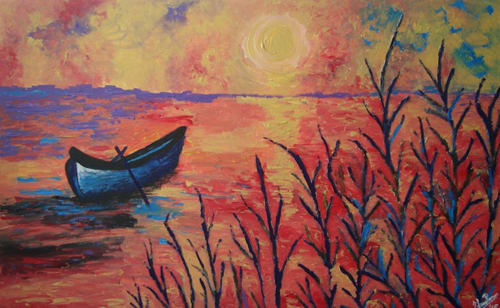 A better day | Oil And Acrylic Painting in Paintings by Elena Parau