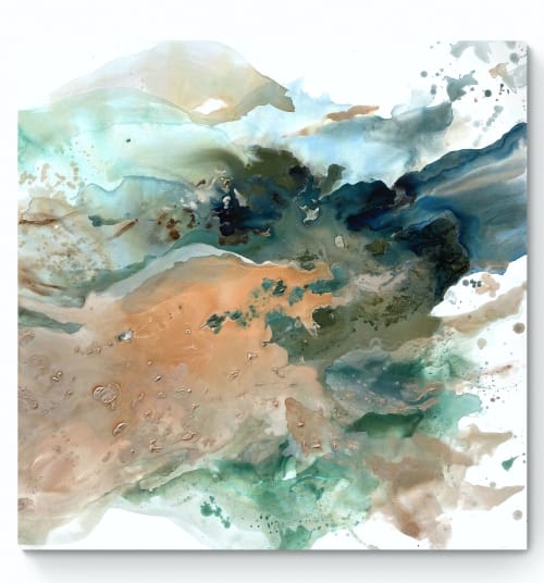 Winter by the sea 8 (the scrub) | Oil And Acrylic Painting in Paintings by Cristina Dalla Valentina