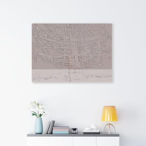 Rose Thunder Above The City 4311 | Art & Wall Decor by Petra Trimmel