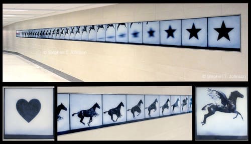 Giddy-up | Art & Wall Decor by Stephen T. Johnson | Dallas Love Field Airport in Dallas