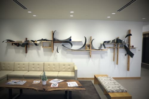 echoes in the distance | Sculptures by Craig Robb | Otten Johnson Robinson Neff + Ragonetti PC in Denver