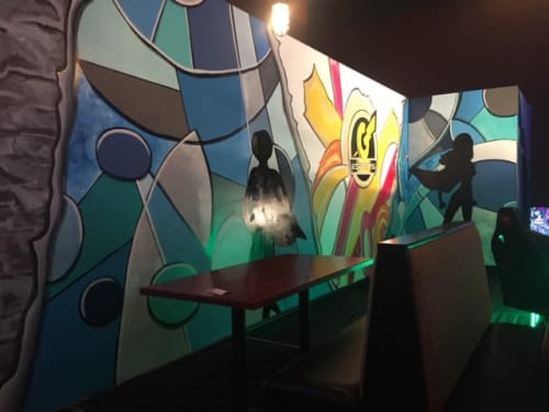 Gameworks Mural | Murals by Kelly Anderson | Gameworks Mall of America in Bloomington