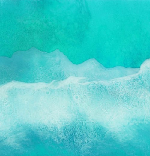 Lost in Waves-TL2 Canvas Print | Prints in Paintings by MELISSA RENEE fieryfordeepblue  Art & Design