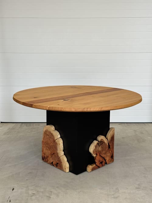 The Jade | Modern Round Dining Table | Tables by The Rustic Hut
