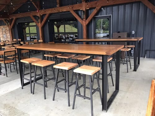Booneshine Brewery  Pub Tables | Tables by Carolina Farm Table