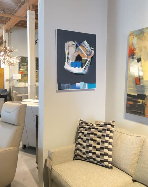 Health Hazard Painting | Paintings by Dyanna Dimick (DYD ART) | Loggia Showroom in San Francisco