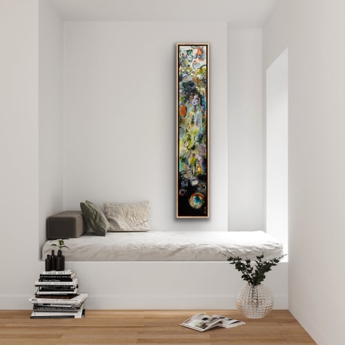 Veronica The Art Of Fashion | Mixed Media by Darlene Watson Abstract Artist