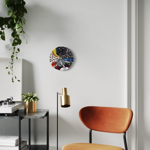 Meditation IV - What if Everything was Black & White #1 | Wall Sculpture in Wall Hangings by Gila Mosaics Studio