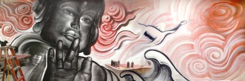 DJ Buddha | Murals by Mike Bam Tyau