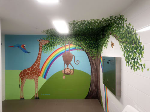 Tile mural | Murals by Susan Respinger | Woodvale Boulevard Shopping Centre in Woodvale