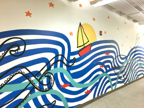 Town Lake YMCA Youth Room mural | Murals by Avery Orendorf | Townlake YMCA in Austin
