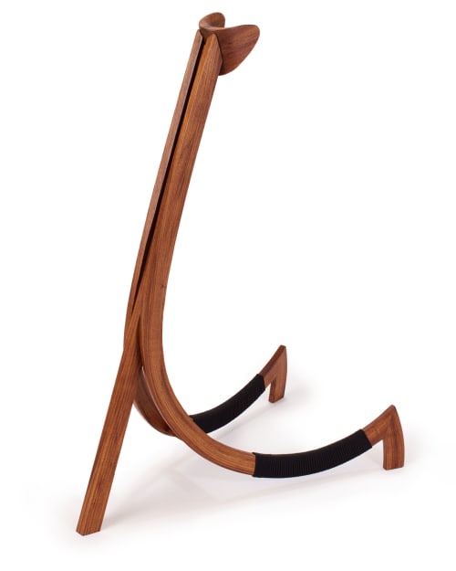 Guitar Stand Sculpture | Furniture by Dzenitis Art and Engineering LLC