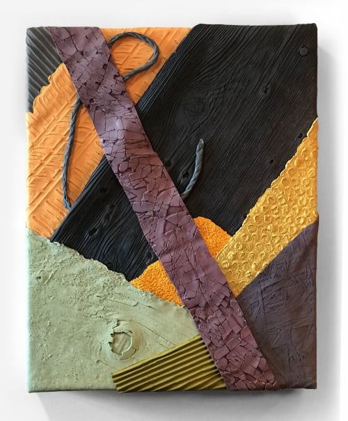 Dissociation 52 - Textured Acrylic Painting | Paintings by Helena Parriott