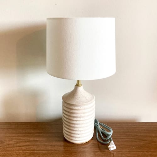 Threaded Table Lamp | Lamps by Sauvé Ceramics