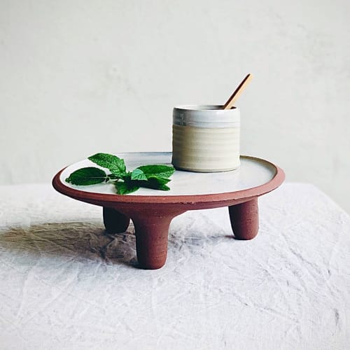 Ceramic Holder with Mug | Ceramic Plates by Alex Gabriels
