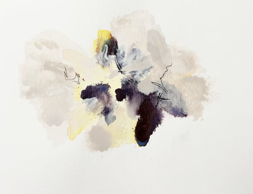 Dried Orchid I | Paintings by HEIDY GONZALEZ - GONZALEZ ART DESIGN