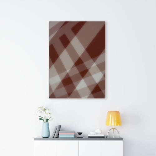 Red Geometry _ 03340A | Art & Wall Decor by Petra Trimmel
