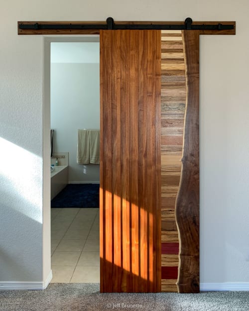 Sliding Art Door #3 | Furniture by Dane Good Wood