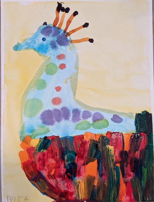 Peacock - Original Watercolor | Watercolor Painting in Paintings by Rita Winkler - My Art, My Shop -by Rita ... Where Every Stroke Speaks of Joy and Inclusion