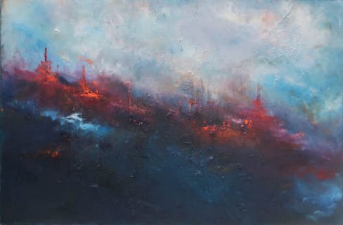 Luminous | Oil And Acrylic Painting in Paintings by Nilou Farzam | Harrington Gallery in Pleasanton