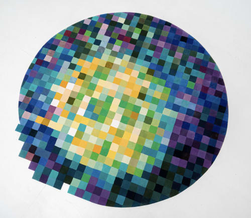 Art rug Collection Islands, Forest Island | Rugs by PANOPTIKUM COLLECTIONS