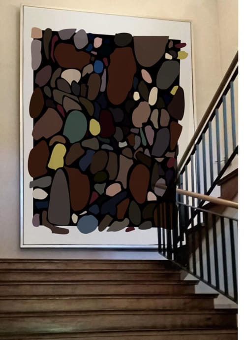 EDITION PRINT BROWN PEBBLES | Prints by Richard Gene Barbera | Burton New York City Store in New York