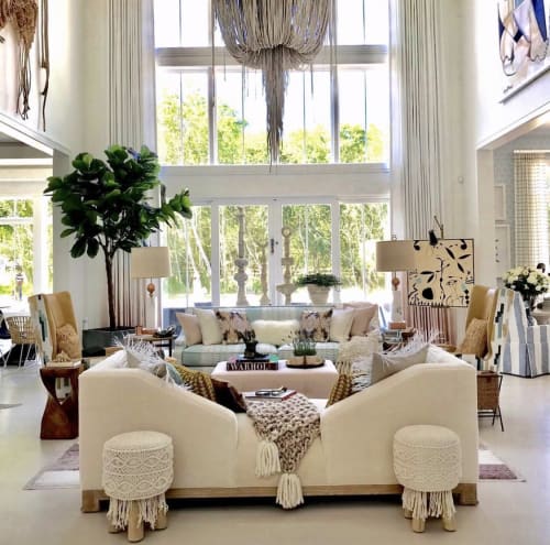 Figurative Scene Painting in Hamptons Designer Showhouse | Paintings by Paige Kalena Follmann
