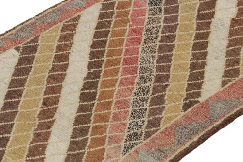 Vintage Persian Rug with Polychromatic Diamond Patterns | Rugs by Rug a