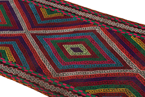 Rug & Kilim’s Contemporary Kilim Runner with Polychromatic | Rugs by Rug and Kilim
